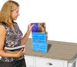 12-Pack Clear Acrylic Magazine Holders for Display