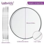 20 Pack Sterile Plastic Petri Dishes with Loops