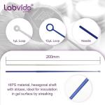 20 Pack Sterile Plastic Petri Dishes with Loops