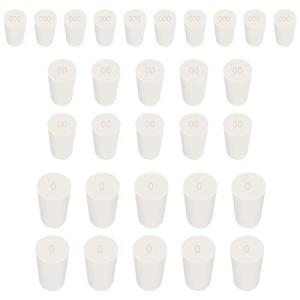 30Pcs Solid Rubber Stoppers in 3 Sizes