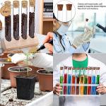 15Pcs 3ml Plastic Test Tubes with Lids