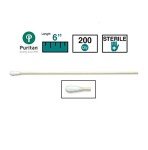 Puritan 6" Sterile Cotton Swabs with Wooden Handle