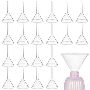 20PCS Clear Plastic Funnel Set for Bottles