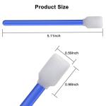 200 Foam Cleaning Swabs for Inkjet Printers (Blue)