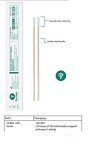 Puritan 6" Sterile Cotton Swabs with Wooden Handle