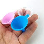 120-Pack Mini Plastic Funnels for Lab Use