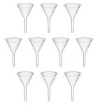 EISCO 10PK Acid-Resistant Filter Funnels, 3