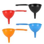 4-Piece Plastic Funnels for Kitchen and Automotive Use