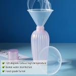 20PCS Clear Plastic Funnel Set for Bottles