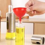 4-Piece Plastic Funnels for Kitchen and Automotive Use