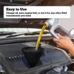 Bistras Jumbo 8" Plastic Funnel for Oil and Liquids