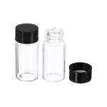 10mL Round Glass Reagent Bottle - 30 Pack
