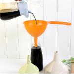 4-Piece Plastic Funnels for Kitchen and Automotive Use