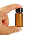 PATIKIL 10mL Glass Reagent Bottles, 12 Pack