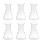 50ml Clear Plastic Erlenmeyer Flask Set (6pcs)