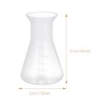 50ml Clear Plastic Erlenmeyer Flask Set (6pcs)