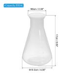 50ml Clear Plastic Bottles for Lab Use
