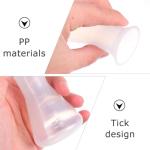 Baluue Clear Plastic Erlenmeyer Flask with Graduations