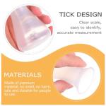 Baluue Clear Plastic Erlenmeyer Flask with Graduations