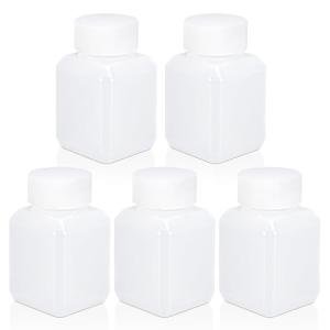 1oz Plastic Lab Chemical Reagent Bottles (5 Pcs)