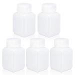 1oz Plastic Lab Chemical Reagent Bottles (5 Pcs)