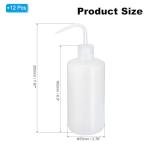 500ml Plastic Squeeze Wash Bottles - 12 Pack