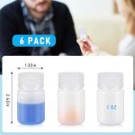 Tatuo 6-Pack 1 oz Leakproof Reagent Bottles