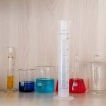 250ml Graduated Plastic Measuring Cylinder for Labs