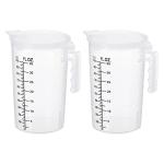 Patikil 1000ml Graduated Beaker Set - 2 Pack
