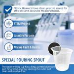 100ml Clear Plastic Beaker Set of 100