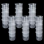 30pcs 250ML Clear Plastic Measuring Beaker Set