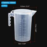 Patikil 1000ml Graduated Beaker Set - 2 Pack