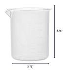 500ml Polypropylene Beaker with Tapered Spout
