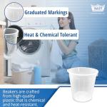 100ml Clear Plastic Beaker Set of 100