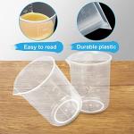 30pcs 250ML Clear Plastic Measuring Beaker Set