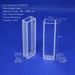 UV Quartz Cuvette 5mm for Spectrophotometer (2pcs)
