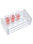 Acrylic Cuvette Holder for 10mm Cuvettes, 8-Places