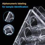 LVDALAB 12 Well Sterile Petri Dishes, Pack of 10