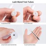 Temedon Plastic Test Tubes with Caps - 100 Pack