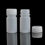 100PCS 10ml Graduated Plastic Lab Reagent Bottles