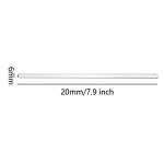 10 Glass Stir Sticks - 7.9 Inch Lab Rods