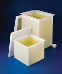 Heavy Duty Polyethylene Rectangular Tank, 5 Gallon