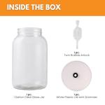 FastRack Clear Wide Mouth Jar with Lid & Airlock