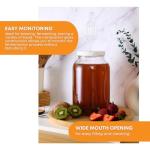 FastRack Clear Wide Mouth Jar with Lid & Airlock