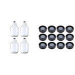 FastRack 128oz Growler 4 Pack with Caps