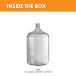 Tricor Braun B24 Clear 3 Gallon Glass Carboy