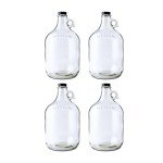 FastRack 128oz Growler 4 Pack with Caps