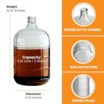 Tricor Braun B24 Clear 3 Gallon Glass Carboy