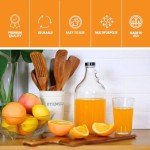 FastRack 128oz Growler 4 Pack with Caps