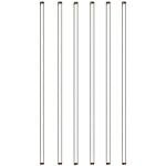 6-Pack Heat Resistant Glass Stirring Rods